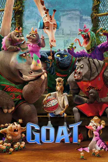 Poster for the animated feature GOAT, in the Voco IPTV on-demand library